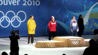 Day 4 of the 2010 Winter Olympics  Victory Ceremony [upl. by Arinay]