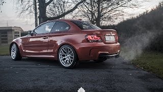 BMW 1M E82 AKRAPOVIC EVOLUTION EXHAUST NOTE AND SOUND [upl. by Georgine559]