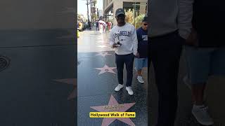 Hollywood Walk of Fame  A star is born [upl. by Mella]