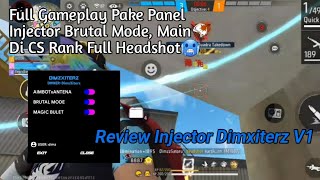 PANEL INJECTOR V1  AIMBOT BRUTAL MODE AUTO HEADSHOT MAGIC BULETHOLOGRAM AIMLOCK PANEL MOD MENU [upl. by Sherrod945]