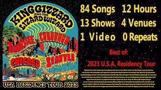 King Gizzard amp The Lizard Wizard LIVE  Best Of The 2023 US Residency tour Every Song No Repeats [upl. by Atterg]