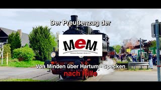 Die MeM  Der Preußenzug von Minden über Hartum  Specken nach Hille [upl. by Willow]