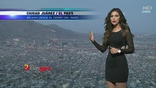 Yessica Sierra 31 de Enero 2014 Chica del Clima Cd Juárez Canal 44 HD [upl. by Hayward72]