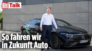 Testfahrt im EQS mit MercedesBoss Ola Källenius  BILD TALK [upl. by Maddi279]