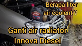 Cara ganti radiator coolent Innova diesel chanelasalmaubisa [upl. by O'Neill659]