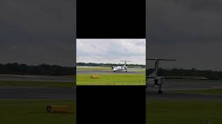 🇬🇧 bee flybe dhc8 man plane planespotting aviation avgeek aviationlovers [upl. by Cirad512]