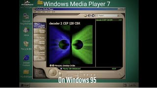 Windows Media Player 7 on Windows 95 [upl. by Aitercal510]