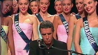 Miss France 2002  Julien Clerc chante pour les Miss [upl. by Nadoj538]