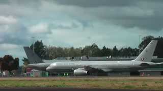 RNZAF B757s Hamilton Airport [upl. by Tamra]