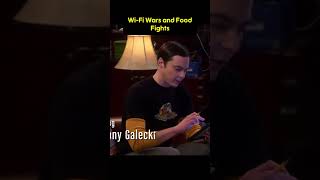 Wi Fi Wars and Food Fights bigbangtheory comedy wifi [upl. by Yhtrod]