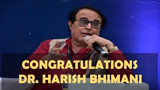 DR HARISH BHIMANIVoice ArtisteDoctorate for Voice of Samay [upl. by Egdirdle]