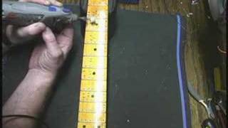 Relicing An Electric Guitar Neck Session 2 [upl. by Sutit]