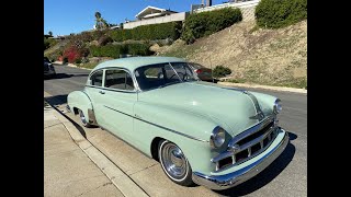 1949 Chevrolet Fleetline Deluxe StartUp and WalkAround [upl. by Mcginnis]