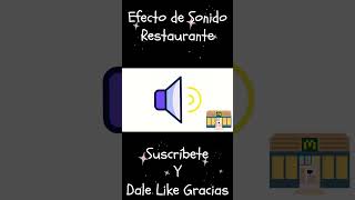 Restaurant Ambience Sound Effect  Ambiente en Restaurante Efecto de Sonido Shorts [upl. by Notaek]