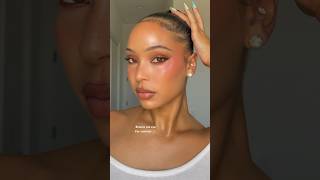 Bronze cat eye makeup makeup bronzemakeup makeuptutorial eyelinertutorial glowingskin [upl. by Mahla864]