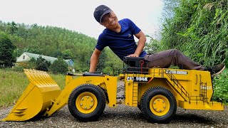 Caterpillar 994k homemade wheel loader  rc action homemade [upl. by Eiznekcm]