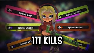 I got 111 kills with Bamboozler in Splatoon 3 [upl. by Partan528]