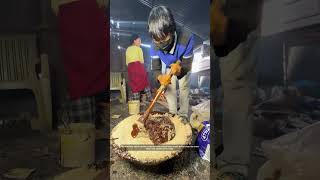 MAGHE SANKRANTI SPECIAL 🍠 INSIDE CHAKU FACTORY IN TOKHA ❤️‍🔥 MY DARLING FOOD  NEPALI FOOD VLOGS 🔥 [upl. by Ynnek337]