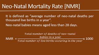 Infant Mortality Rate IMR [upl. by Kremer683]