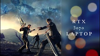 FINAL FANTASY XV RTX 3070 LAPTOP  MSI GP66 LEOPARD [upl. by Allistir]