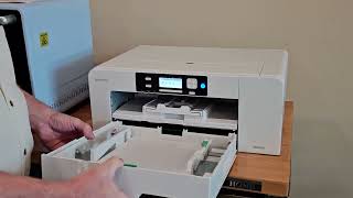 Sawgrass SG1000 printer set up review [upl. by Adriena]