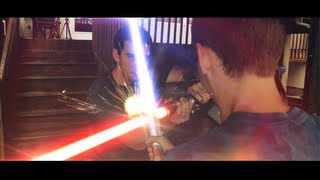 Lightsaber Visual Effects Battle [upl. by Goodman]