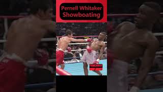 Pernell Whitaker showboating in the ring😂boxing [upl. by Ridan434]