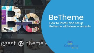 How to install and setup Betheme with demo contents  Betheme installation Guide [upl. by Ardnuyek198]