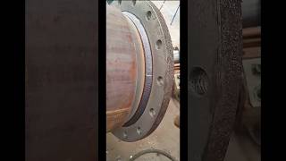 Mig flange welding welding welder pipewelding [upl. by Annatsirhc]