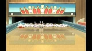 Wii Sports Resort  Bowling 100 birilli [upl. by Graniela383]