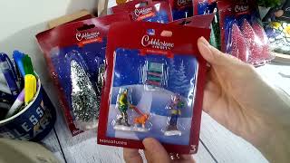 Dollar Tree 2023 Cobblestone Corner Christmas Villagedollartreehaul [upl. by Thgirw]