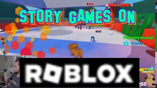 ROBLOX STORY GAMES ROBLOX STORY GAMES [upl. by Aisatana833]