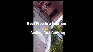 Real Free Fire BadmanSmiley Gad Gaming [upl. by Hardwick356]