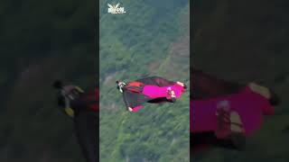 Wingsuit flying in China’s Zhangjiajie  China in Lens [upl. by Norbel]