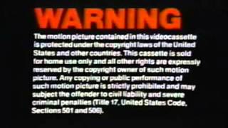 Warning screen MCA Home Video Variant [upl. by Lerret232]