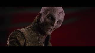 Star Wars The Last Jedi 2017 Snoke Confronts Kylo Ren Full HD 1080p [upl. by Koller]