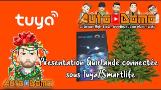 comment connecter et décorer votre sapin avec la guirlande connectée sous TUYA  Smartlife [upl. by Netfa]