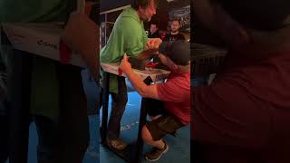 John Brzenk Shows Strength to Larratt armwrestling devlarratt johnRBrzenk [upl. by Haily]