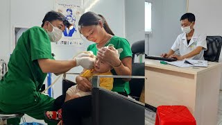 Take your baby to see a doctor and get treatment at an ear nose and throat hospital  Lý Thị An [upl. by Hehre]