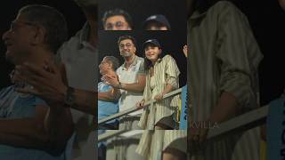 Ranbir and Alia during FC match at Mumbai ranbirkapoor aliabhatt [upl. by Gaspar]