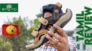 Woodland Leather Sandal Review  Tamil Review  footwear review  Woodland Formal Shoe  Gtrendz [upl. by Notsecnirp]