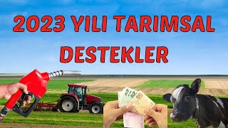 2023 Yılı Tarım ve Hayvancılık Desteklemeleri Belli Oldu [upl. by Pessa]