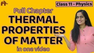 Thermal properties of matter class 11 Chapter 11 CBSE NEET JEE [upl. by Allegna65]