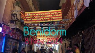 Benidorm Fiesta Entrance of Penyas 8112024 [upl. by Sammons]