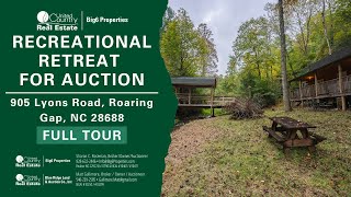 Recreational Retreat for Sale in Roaring Gap NC  Big6 Properties  AUCTION [upl. by Einneb]