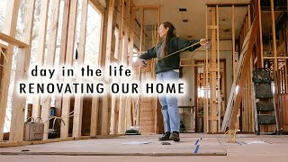 renovating our home day in the life  XO MaCenna Vlogs [upl. by Johansen]