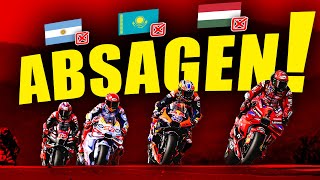 ABSAGEN in der MotoGP Warum haben diese Rennen NIE stattgefunden [upl. by Ambrosi]