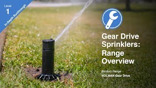 Holman Gear Drive Sprinkler Range Overview [upl. by Leland]