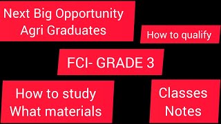 FCI EXAM 2025  NEXT OPPORTUNITY AGRI GRADUATES  DETAILS AND PATTERN fci 2025 exam education [upl. by Oinotla500]