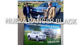 FORD RANGER BLACK quotLa podes comprar negra o grisquot AUTO AL DÍA 92024 [upl. by Neenad]